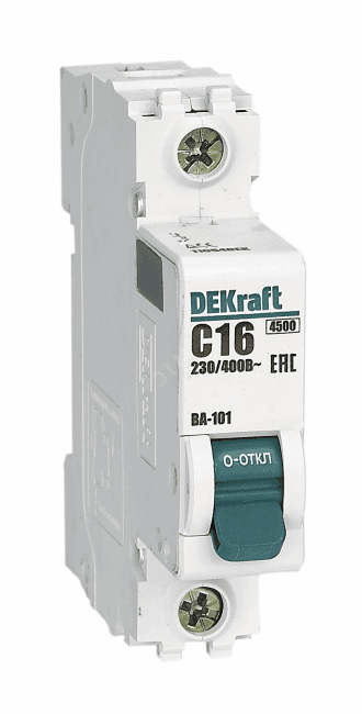 DEKraft 11149DEK Выкл. авт однополюсный 4А С ВА-101 4.5кА DEKraft (11149DEK)