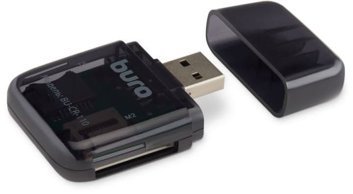 Buro <BU-CR-110> USB2.0 SDHC/microSDHC/MMC/M2/MS(/Pro/Duo) CardReader/Writer