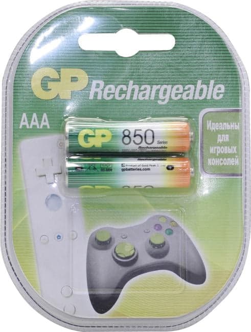 Аккумулятор GP 85AAAHC-2 (1.2V,850mAh) NiMh, Size "AAA" <уп. 2 шт>