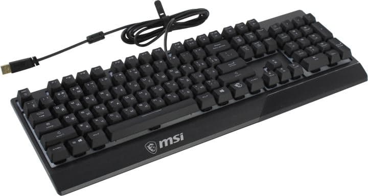 Клавиатура MSI игровая <VIGOR GK30> <USB> 104КЛ, подсветка клавиш