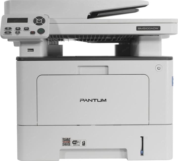 Pantum BM5100ADW (A4, 40 стр/мин, 512Mb, LCD, лазерное МФУ, USB2.0, двусторонняя печать, сетевой, WiFi, DADF, NFC)