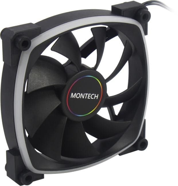 Montech <AX120 PWM> (4пин, 120x120x25мм, 27дБ, 800-1600об/мин)