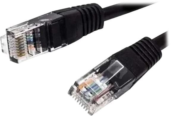 Кабель патч-корд U/UTP 5e кат. 1м Filum FL-U5-1M-BK 26AWG(7x0.16 мм), омедненный алюминий (CCA), PVC