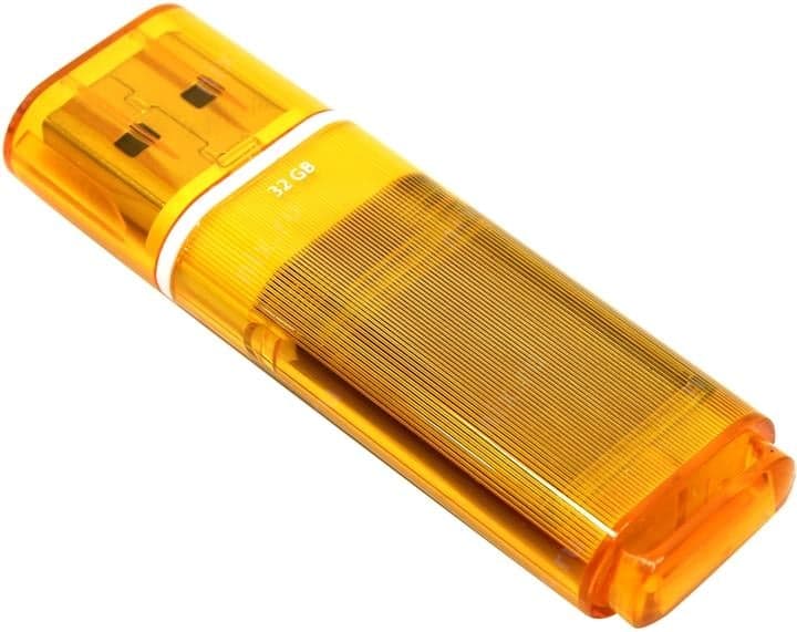 Qumo Optiva <QM32GUD-OP1-Orange> USB2.0 Flash Drive 32Gb (RTL)