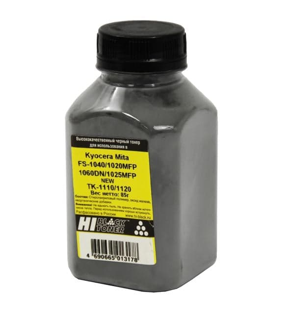 Тонер Hi-Black для Kyocera FS-1040/1020MFP/1060DN/1025MFP (TK-1110/1120), 85 г