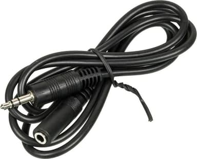 Кабель аудио Ningbo JAAC003-1 Jack 3.5 (m)/Jack 3.5 (f) 1м. черный