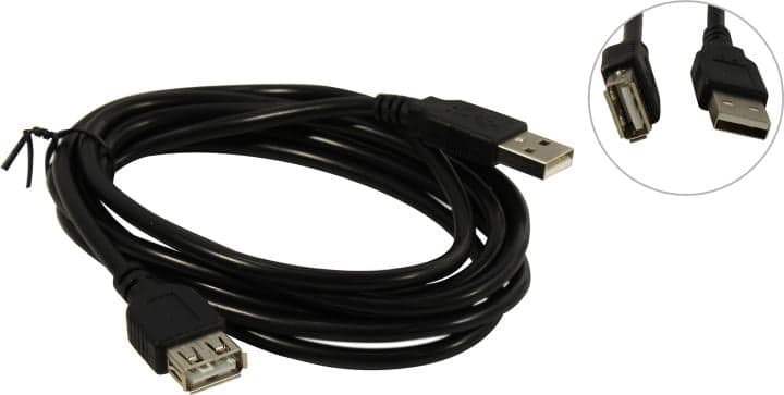 Perfeo <U4503> Кабель удлинительный USB 2.0 A-->A 1.8м