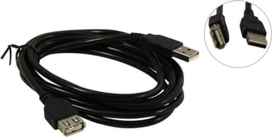 Perfeo <U4503> Кабель удлинительный USB 2.0 A-->A 1.8м