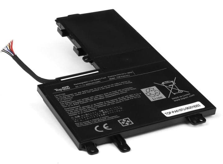 TopON TOP-PA5157U Toshiba Satellite 11.1V 3000mAh 33Wh. PN: PA5157U, PA5157U-1BRS, P000577250.