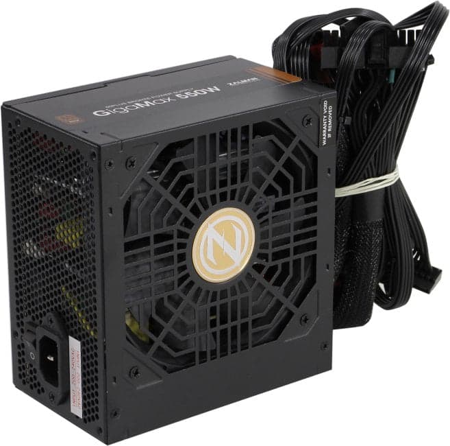 Блок питания Zalman ZM550-GVII <Black> 550W ATX (24+2x4+2x6/8пин)