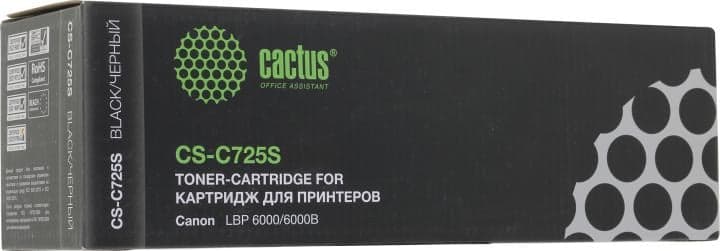 Картридж Cactus CS-C725(S) для Canon LBP6000/6000B