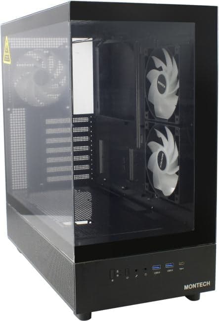 Miditower Montech <XR Black> ATX без БП