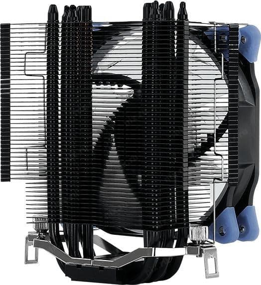 Aerocool Verkho 5 Dark (3пин, 775/1155/2011/2066/AM4-FM1, 15-27дБ, 800-2000об/мин, Al+тепл.трубки)