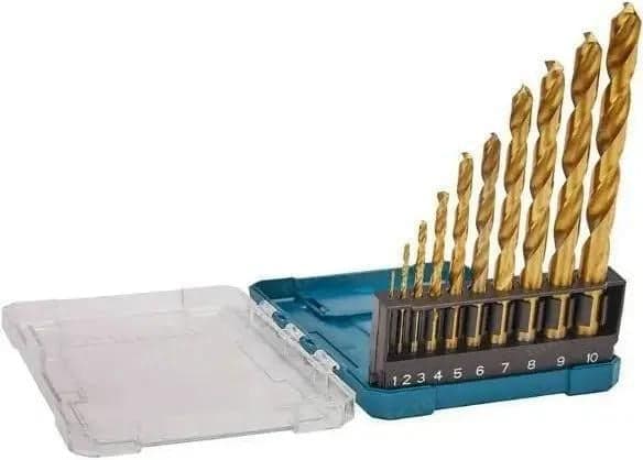 Набор сверл Makita D-72849 по металлу (10пред.) для дрелей