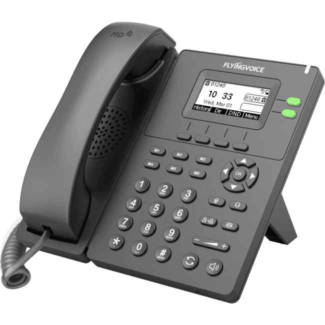Телефон IP Flyingvoice P20P черный