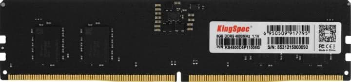 KingSpec <KS4800D5P11008G> DDR5 DIMM 8Gb <PC5-38400>