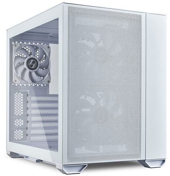 Lian Li O11 Air Mini White (G99.O11AMW.00) (E-ATX, без БП, 2хUSB 3.0, 1хUSB 3.1 Type-С, с окном)