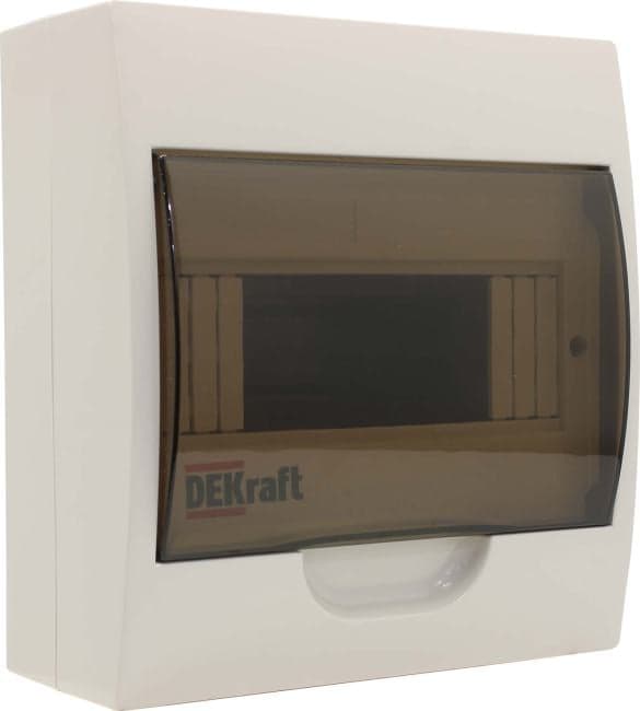 DEKraft <31010DEK> Корпус пластиковый навесной, ЩРН-П-8