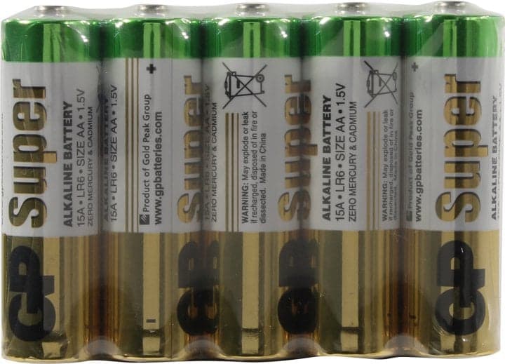 GP Ultra/Super 15AU8-2-P10/15ARU-2S10/GP15A8/2-CR10 (LR6) Size AA, щелочной (alkaline) <уп. 10 шт>