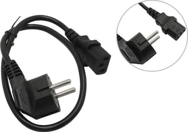 Filum <FL-PC10-EU-C13-0.6M> Кабель компьютер - розетка 220V 0.6м <873339>