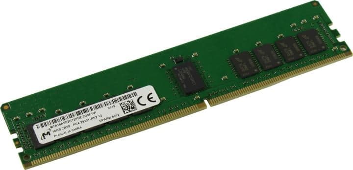 MICRON <MTA18ASF2G72PDZ-2G9> DDR4 RDIMM 16GB <PC4-23400> CL21 ECC Registered