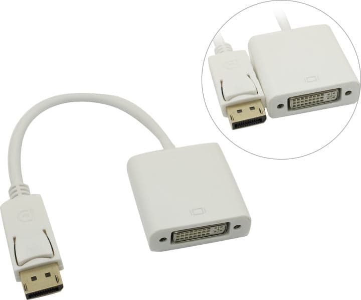 Espada <EPortM-DVI F20> Кабель-адаптер DisplayPort -> DVI
