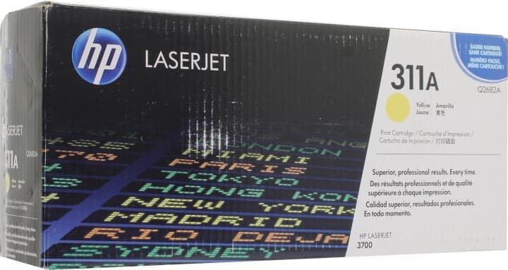 Картридж HP Q2682A (№311A) YELLOW для HP LJ 3700 серии