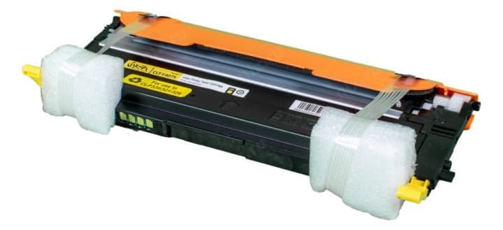 SACLTY407S Картридж SAKURA CLTY407S для Samsung CLP-320/325, CLX-3185, желтый, 1000 к.