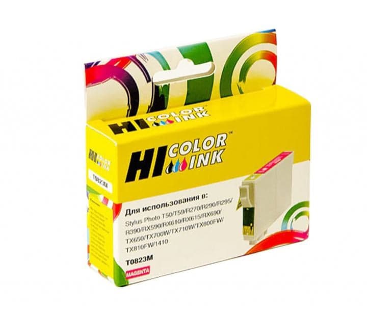 Картридж Hi-Black (HB-T0823) для Epson Stylus R270/295/390/RX590/T50, M