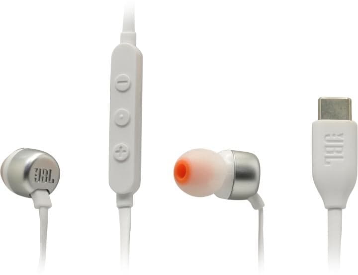 Наушники с микрофоном JBL Tune 310C <White> (USB-C, с регулятором громкости) <JBLT310CWHT>