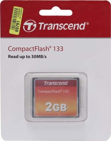Transcend <TS2GCF133> CompactFlash Card 2Gb 133x