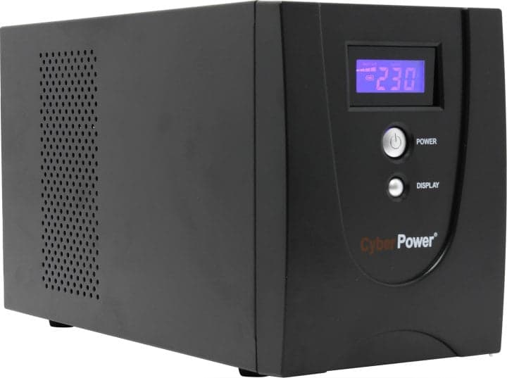 UPS 2200VA CyberPower Value LCD <VALUE2200ELCD> Black,защита телефонной линии/RJ45,ComPort,USB,4 евро розетки