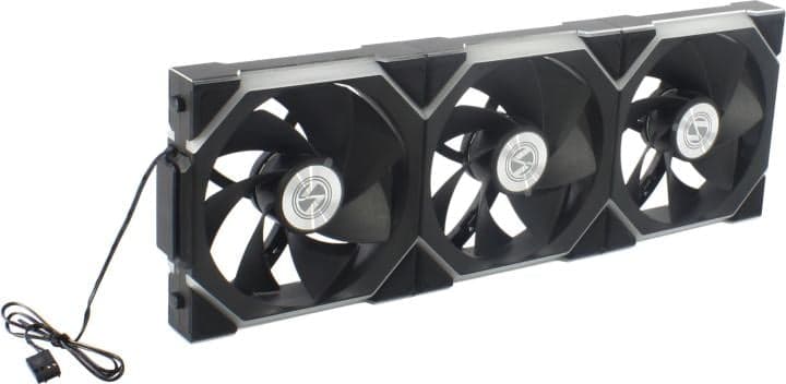 Lian Li <12RSL1W3B BLACK> UNI FAN SL WIRELESS 120 ARGB (4пин, 120x124.5x28мм, 31дБ, 0-2000об/мин, 3шт)