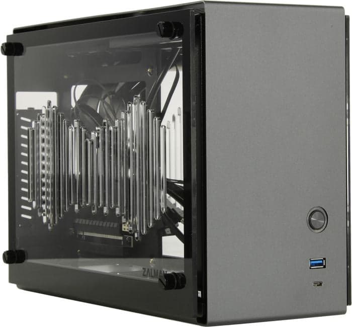 Minitower ZALMAN <M2 MINI Gray> Mini-iTX без БП
