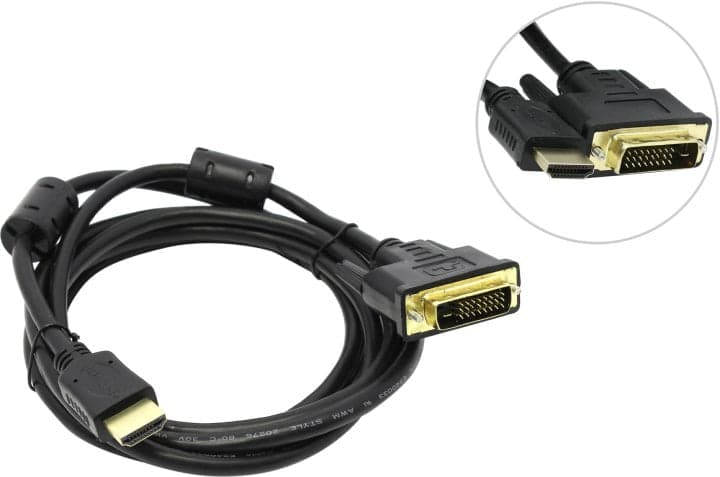 5bites <APC-073-020> Кабель HDMI to DVI-D (19M -25M) 2м 2 фильтра