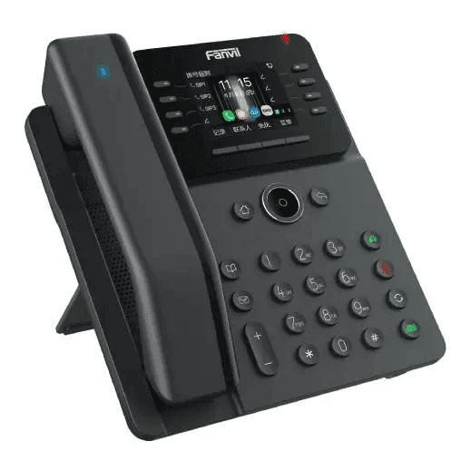 V62 Pro Fanvil Enterprise Phone with Wireless Handset 6-Party Local Conference HD voice 8 SIP lines 8 Line key 2.8 Inch