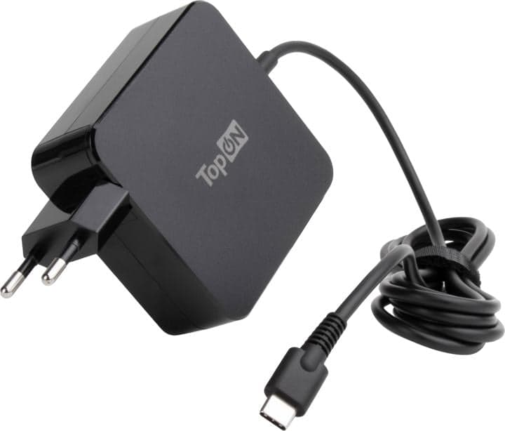 TopON TOP-SA65Q Блок питания TopON для ноутбука Samsung 65W кабель Type-C, Power Delivery, Quick Charge 3.0, в розетку