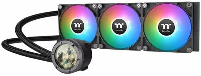 (CL-W384-PL12SW-A) Система водяного охлаждения Thermaltake TH360 V2 Ultra ARGB Soc-AM5/AM4/1151/1200/1700 черный 4-pin