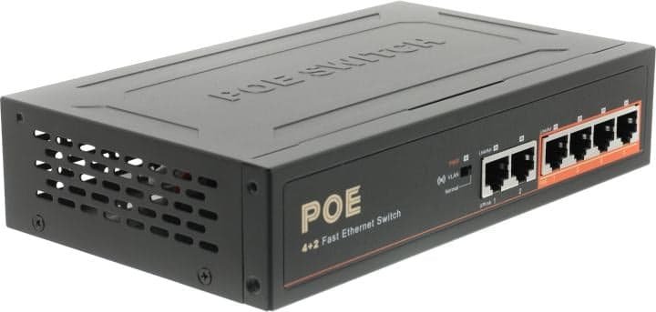 Orient <SWP-5504POE/2P PS> (4UTP 100Mbps PoE, 2Uplink)