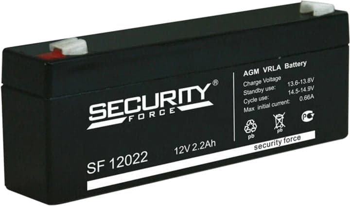 Аккумулятор Security Force SF 12022 (12V, 2.2Ah)