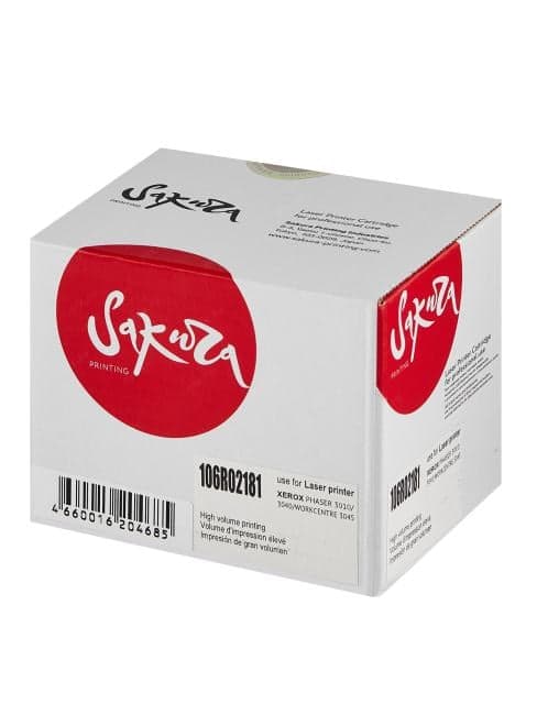 SA106R02181 Картридж SAKURA 106R02181 для Xerox Phaser 3010, WorkCentre 3045, черный,1000 к.