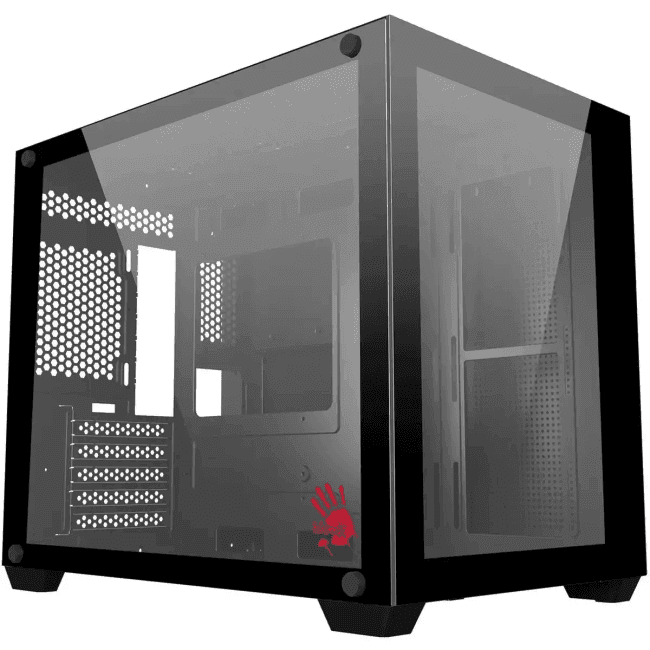 BD-CC108-BK Bloody BD-CC108 черный без БП mATX 9x120mm 2xUSB3.0 audio bott PSU