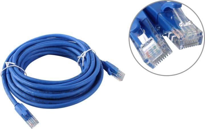 Vention <IBELJ> Patch Cord UTP кат.6 5м, синий