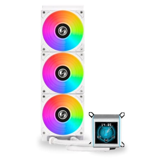 Система жидкостного охлаждения Lian Li GA II LCD 360 White