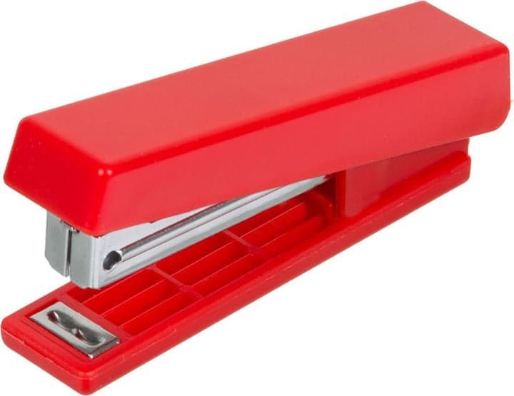 Степлер Kw-Trio 5280RED N10 (10листов) встроенный антистеплер красный 50скоб