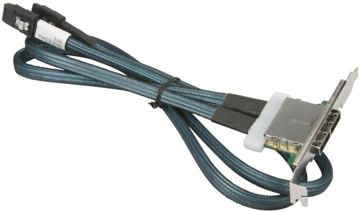 SuperMicro <CBL-0352L> Internal to External MiniSAS bracket