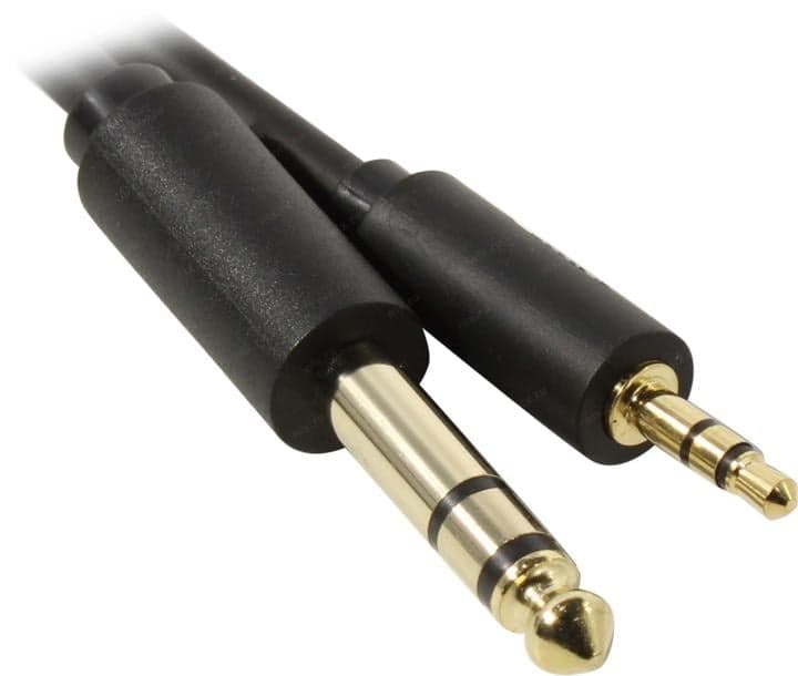 Telecom <TAV6165-3M> Кабель Jack3.5-M --> Jack6.35-M 3м