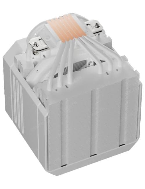upHere UP2TC6C White ARGB / 6HPx6mm, 265W TDP, dual tower, 2x120mm ARGB fans, 600-1650RPM, 68 CFM, 25dBA / UP2TC6C