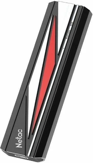 SSD External Netac 256Gb ZX20L <NT01ZX20L-256G-32BK> (USB3.2 Gen2 x2 Type C, up to 2000/1800MBs)