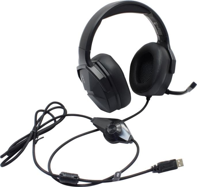 Наушники с микрофоном Acer OHW312 <ZL.HDSEE.007> (7.1, USB, шнур 2м, с регулятором громкости)